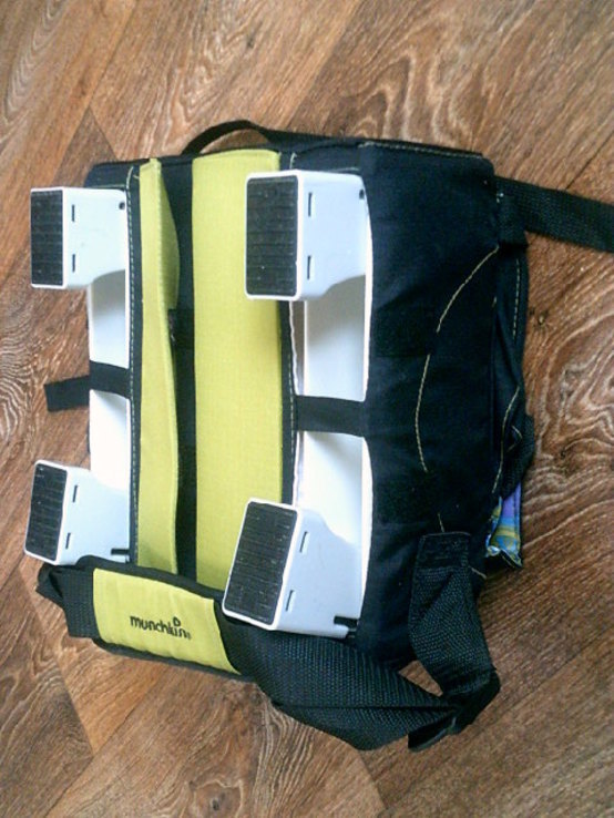 Munchkin travel booster стульчик рюкзак + жилет для купания, фото №8
