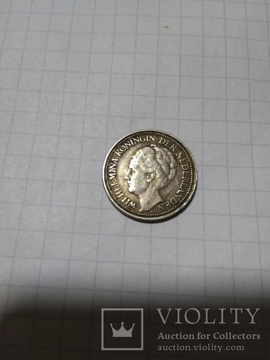 25 центов, 1940 год, Нидерланды., фото №2