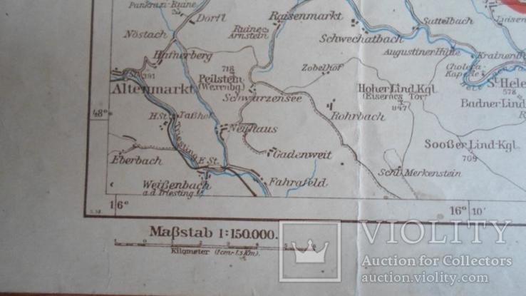 Карта Вены и карта Халле(германия) 1-я половина 20-го века, фото №5