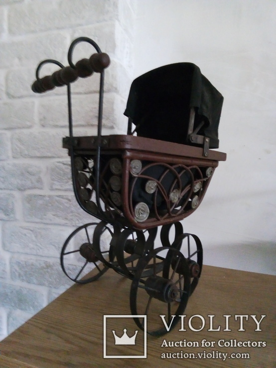 Винтажная в Викторианском стиле коляска для кукол