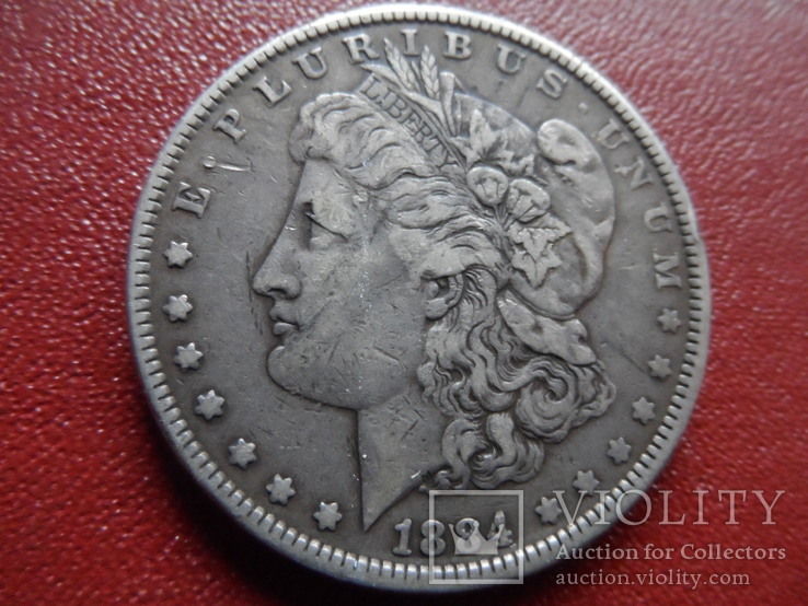 Доллар 1884 США серебро   (8.5.3)~