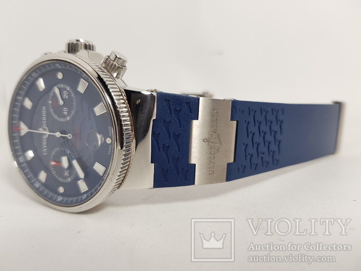 Ulysse Nardin Maxi Marine Chronograph Blue Seal Limited Edition 353-68, фото №3