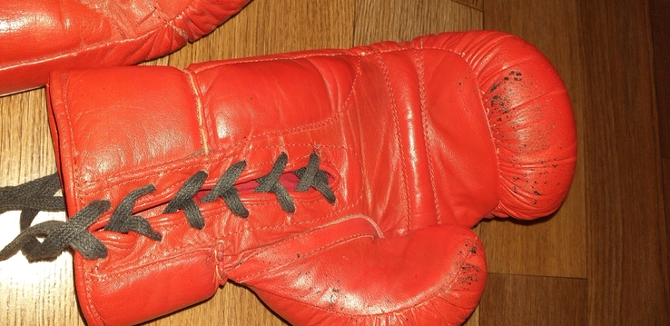 Боксёрские кожаные перчатки, фото №4