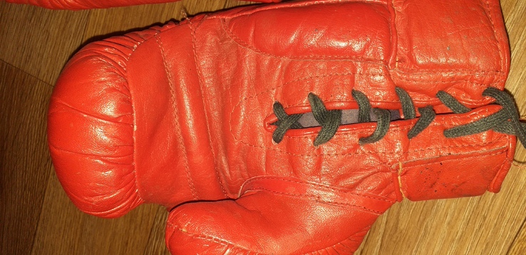 Боксёрские кожаные перчатки, фото №5