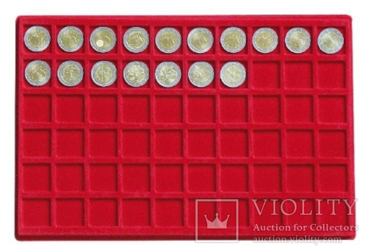 Большой нумизматический кейс с 8 планшетами для монет различных размеров. 2338., фото №8
