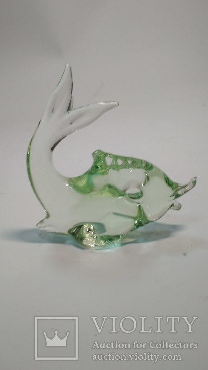 Рыбка,урановое стекло, фото №5