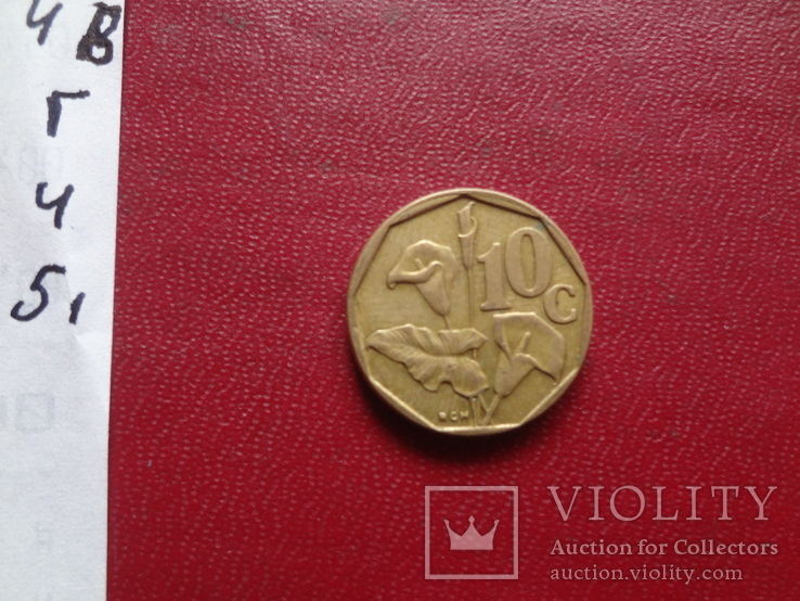 10  центов 1991   Южная  Африка    (Г.4.52)~, фото №3