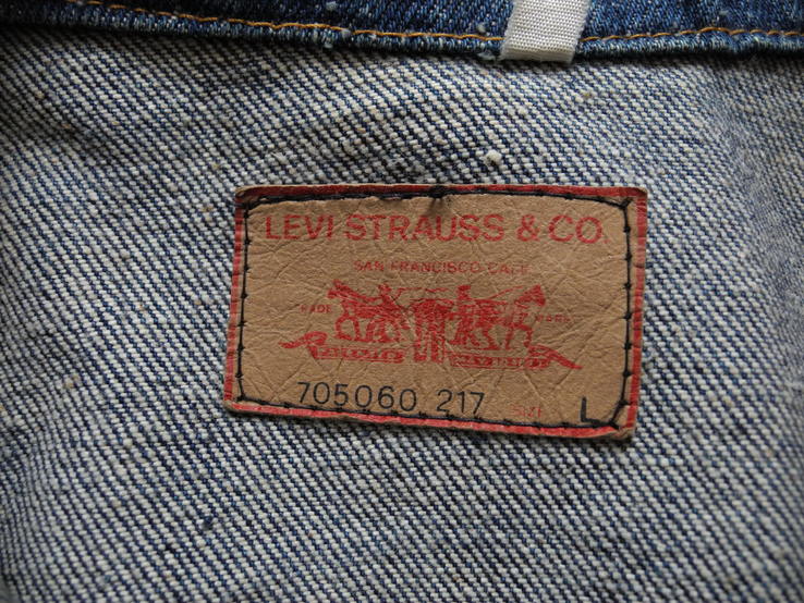 Куртка джинсовая Levis р. L ( Сост нового ), фото №6