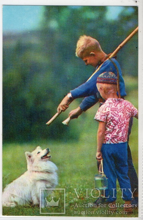 Всюду вместе фото Бочинина Дети собака 1972, фото №2