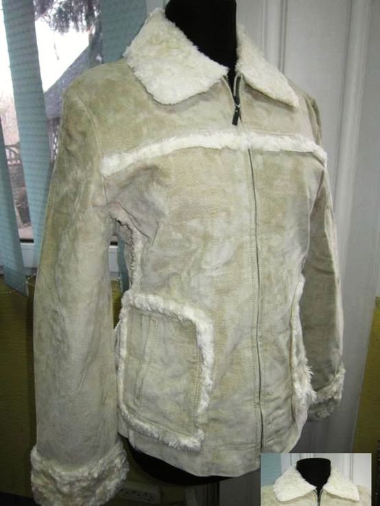 Оригинальная стильная женская кожаная куртка. Лот 339, photo number 3