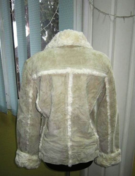 Оригинальная стильная женская кожаная куртка. Лот 339, фото №4