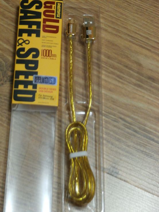 Usb Кабель Remax safe speed gold -micro v8