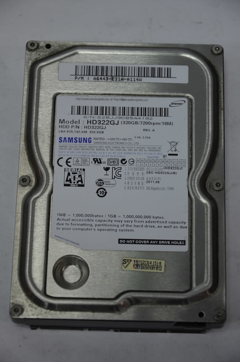 Жесткий диск Samsung 320GB 7200rpm 16MB HD322GJ, numer zdjęcia 2