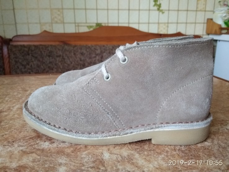 Замшеві черевички р.27 Clarks Original, фото №11