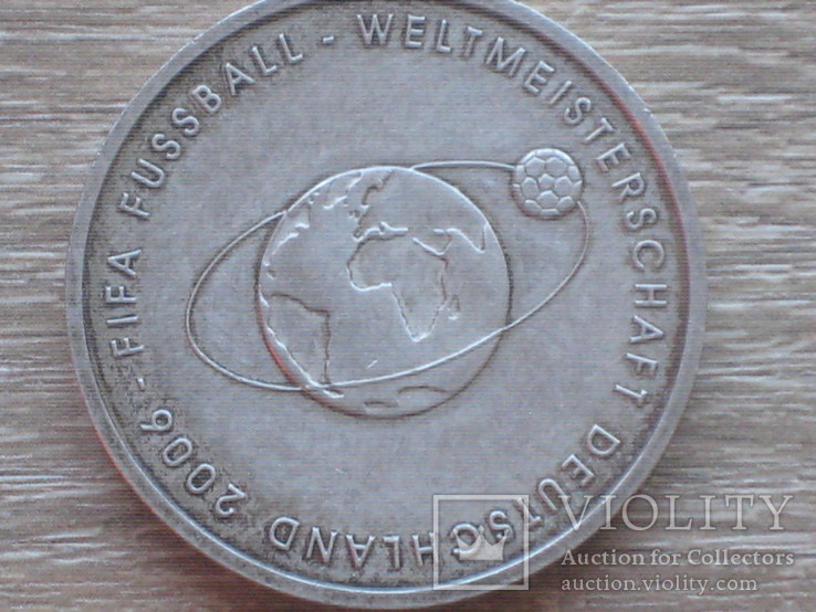 Монета срібло deutschland 2004 10euro, фото №9