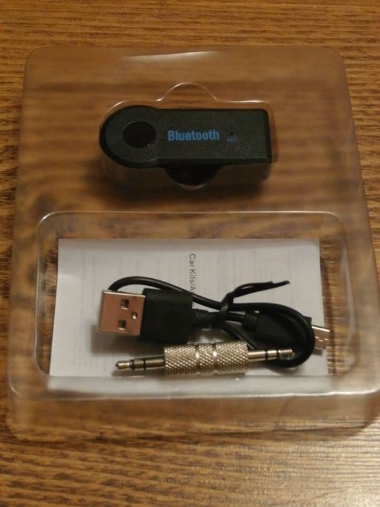 Трансмитер FM MOD. BT350D + Bluetooth AUX Bluetooth адаптер, фото №2