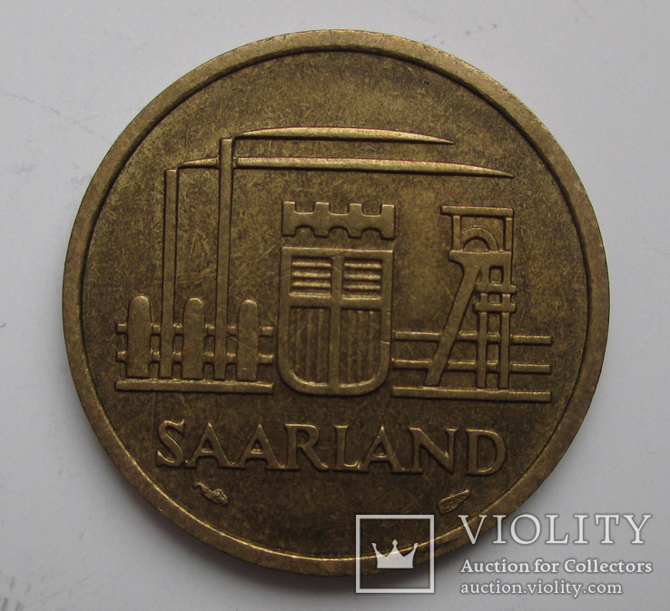 20 франков 1954(Саарленд), фото №2