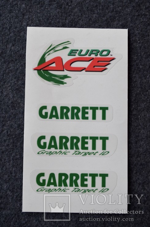 Наклейки Garrett ACE Euro, фото №2