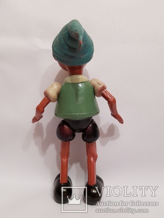 Кукла Буратино 21 см. целлулоид . цена , клеймо СССР . на резинках № 4, фото №9