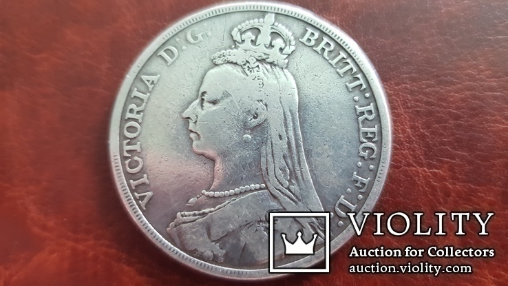 1 крона 1891 г. Великобритания. Виктория