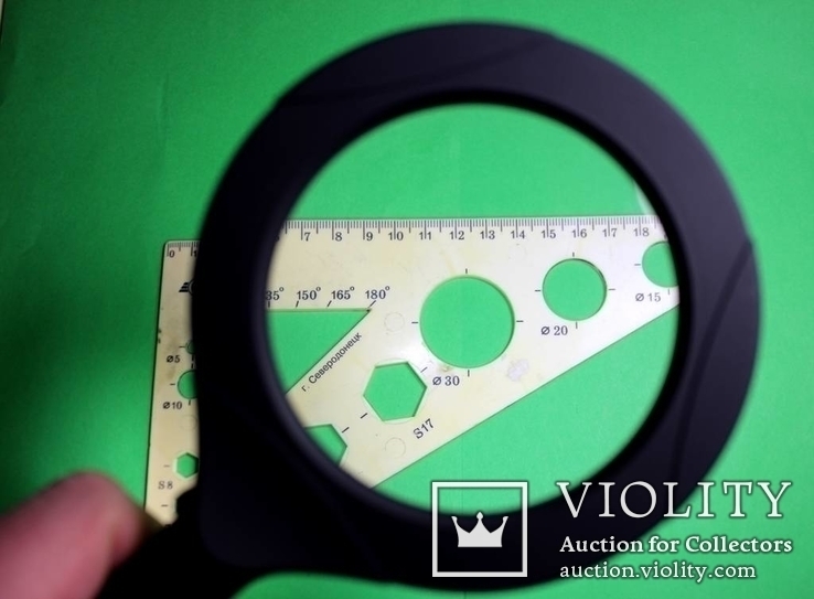  Лупа Magnifier с Led подсветкой диаметр 85 мм., фото №4