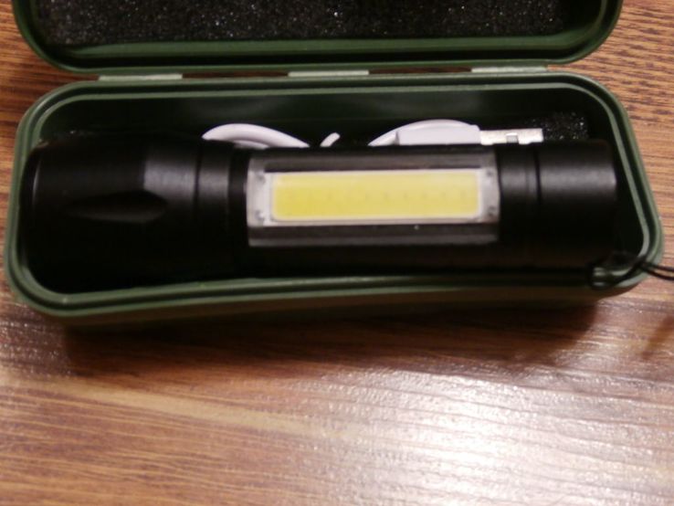 Тактический Аккумуляторный фонарь Police 99000W BL-511 USB ZOOM Cree Q5 COB(боковой свет)