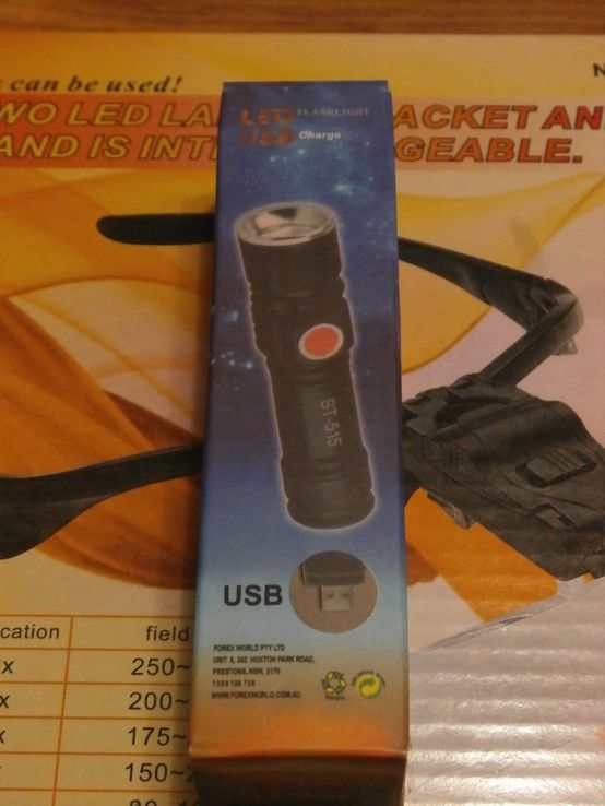 Тактический Аккумуляторный фонарь Police 99000W BL-515 ZOOM,USB зарядка Светодиод:Cree Q5, фото №2