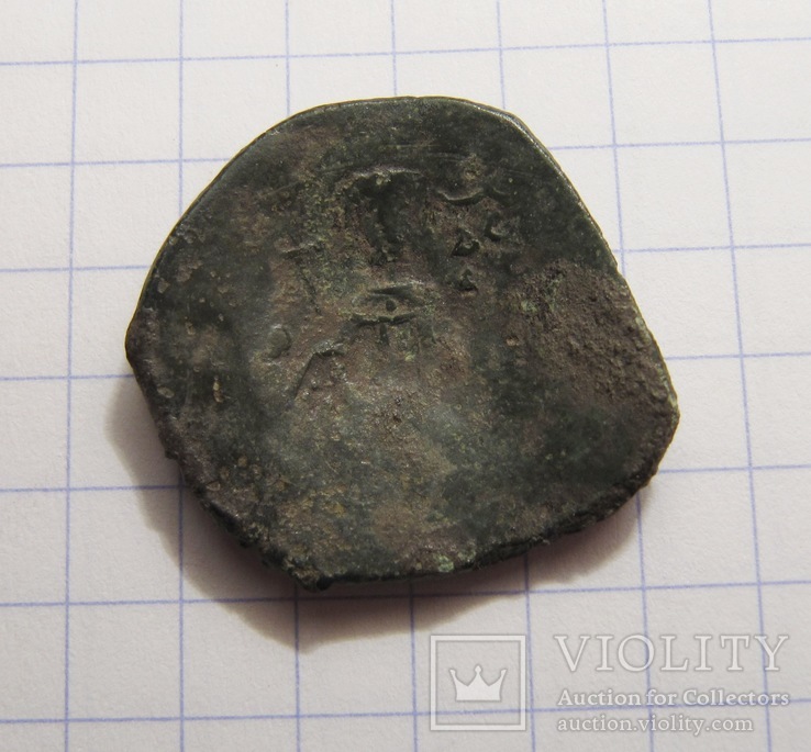 Византия, скифатная монета., фото №4