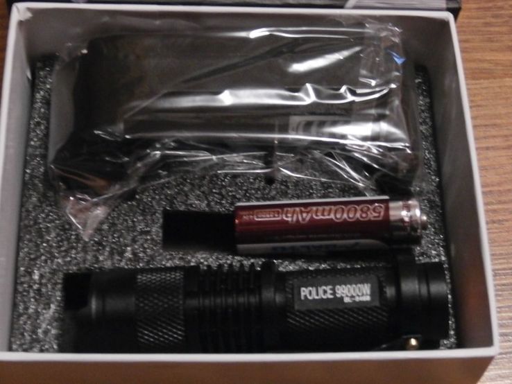 Тактический фонарик Police BL-8468 99000W с аккумулятором, фото №3