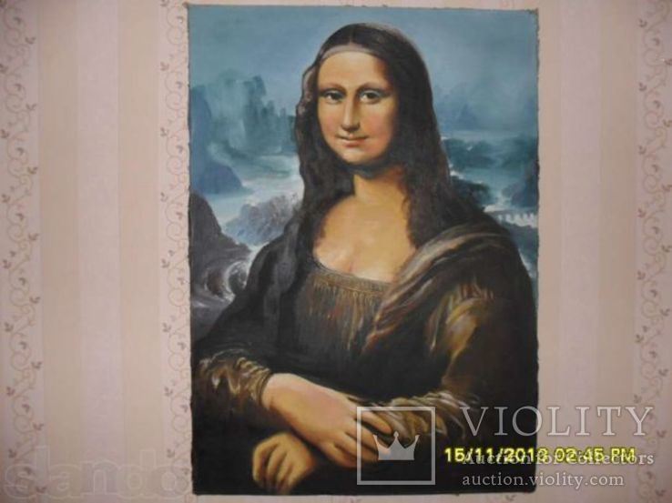 Картина Мона Лиза (Портрет госпожи Лизы Джокондо). Копия., фото №3