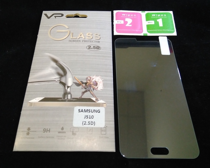 Защитное каленное стекло для Samsung J510, J510h Galaxy J5 (2016) УПАКОВКА