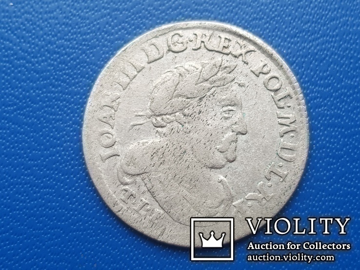 6 грош 1680 г. Ян ІІІ Собесский, фото №3