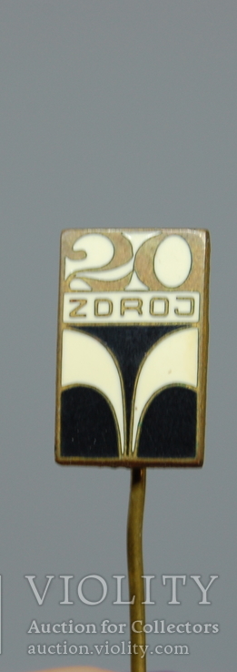 Значок Чехия Zdroy 20, фото №2