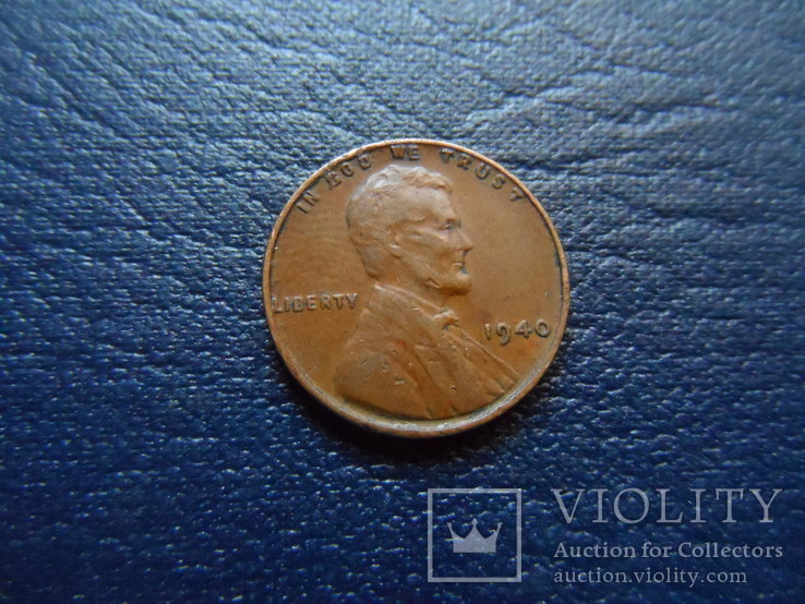 1 цент 1940 США    (Г.7.8)~, фото №3