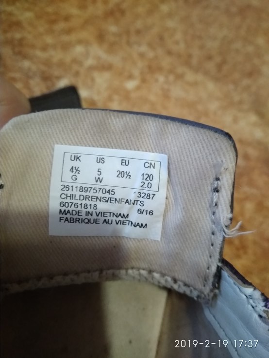 Шкіряні мокасини р.20.5 Clarks, numer zdjęcia 3