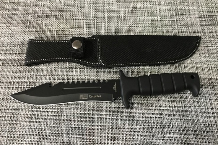 Нож туристический 177А с чехлом, фото №2