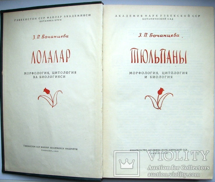1962  Тюльпаны. Морфология, цитология и биология  2000 экз., фото №13