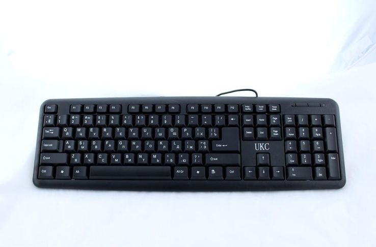 Классическая USB клавиатура для ПК, UKC KEYBOARD X1 K107, фото №2