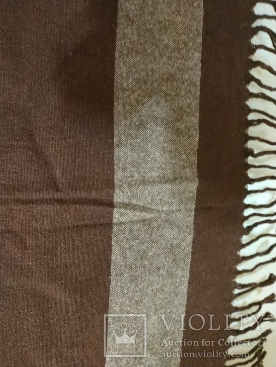 Шерстяной теплый платок 120 см., фото №8