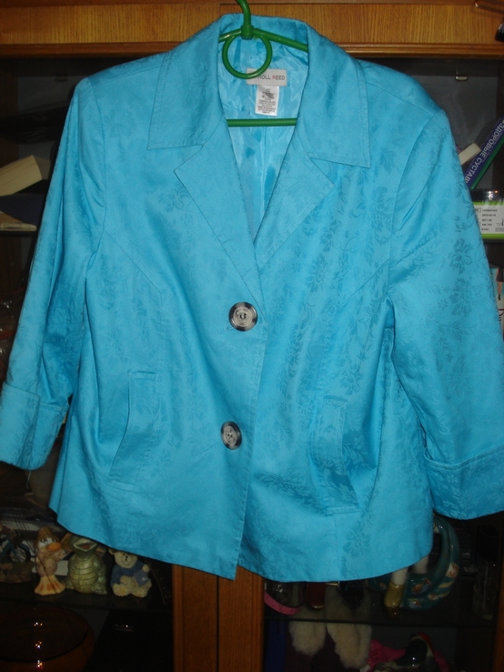 Пиджак голубой, фото №2