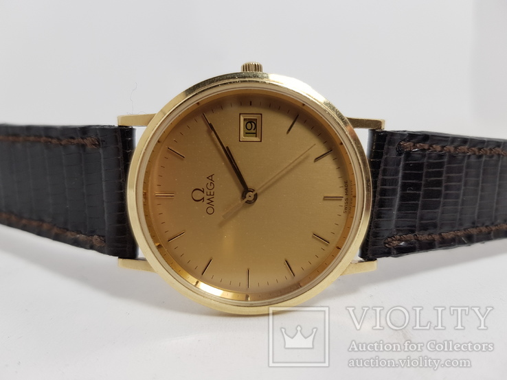 Omega DeVille Quartz золото