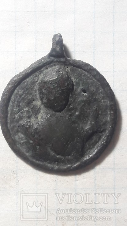 Великий ранній медальйон Оранта Русь, фото №3