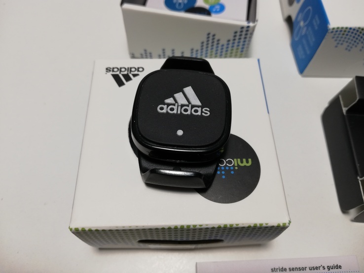 10 Нагрудных датчиков пульса Adidas Micoach Новые + 10 штук Датчиков шага (всего 20 шт), фото №4