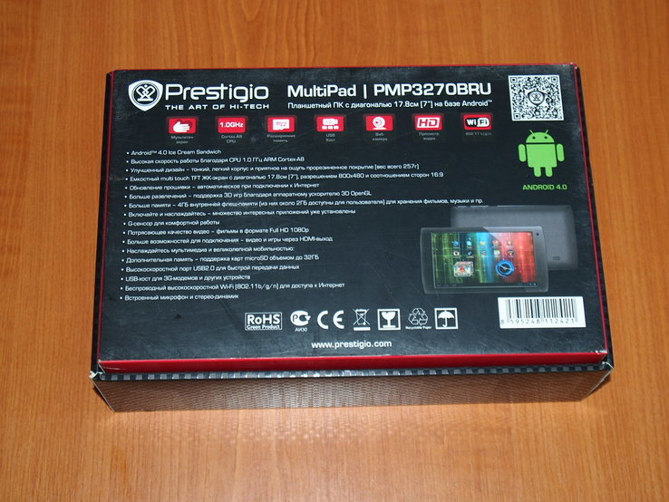 Планшет PRESTIGIO Multipad 7,0 Prime, фото №3