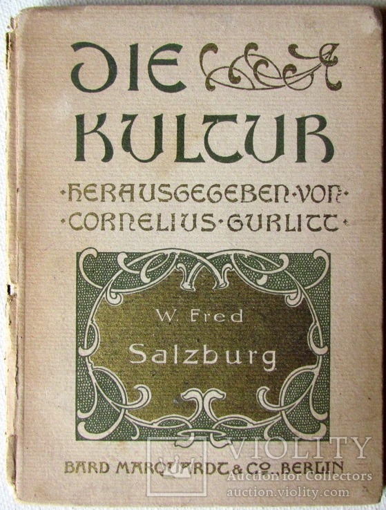 Дореволюційна ілюстрована книга "Зальзбург" 1907, фото №2