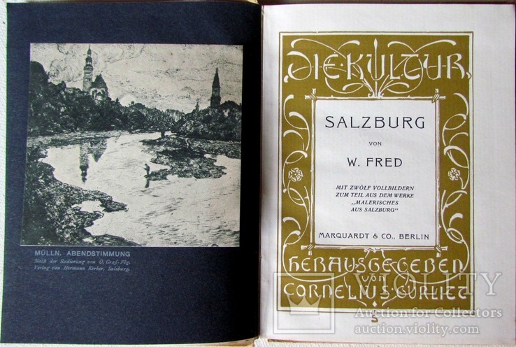 Дореволюційна ілюстрована книга "Зальзбург" 1907, фото №5
