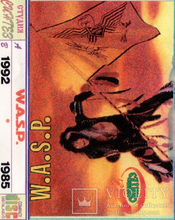 W.A.S.P. (The Last Command / The Crimson Idol) 1985/1992. (MC). Кассета. Синтез., фото №9