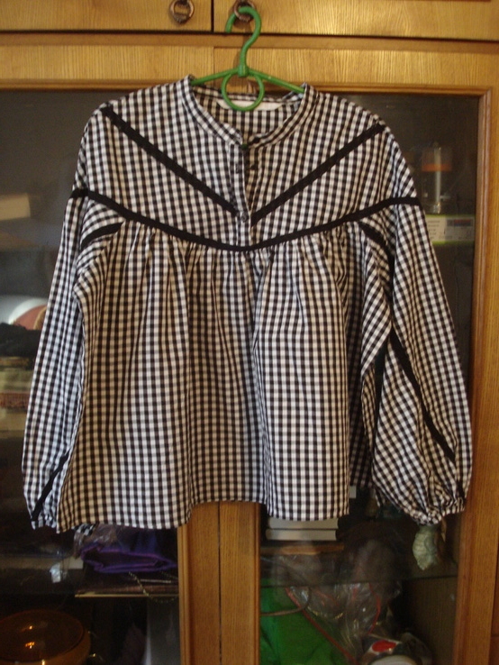 Блуза в клеточку, photo number 2
