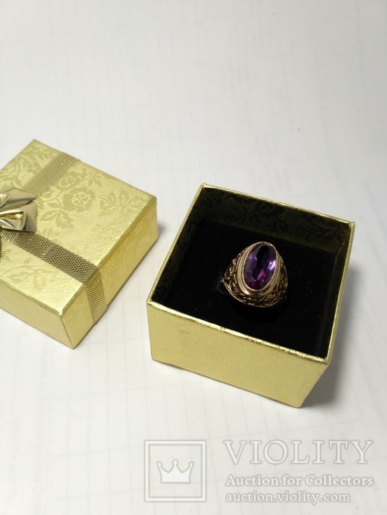 Золотое кольцо СССР 6,58 грамм, 17 размер, фото №3
