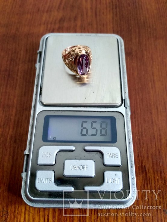 Золотое кольцо СССР 6,58 грамм, 17 размер, фото №9